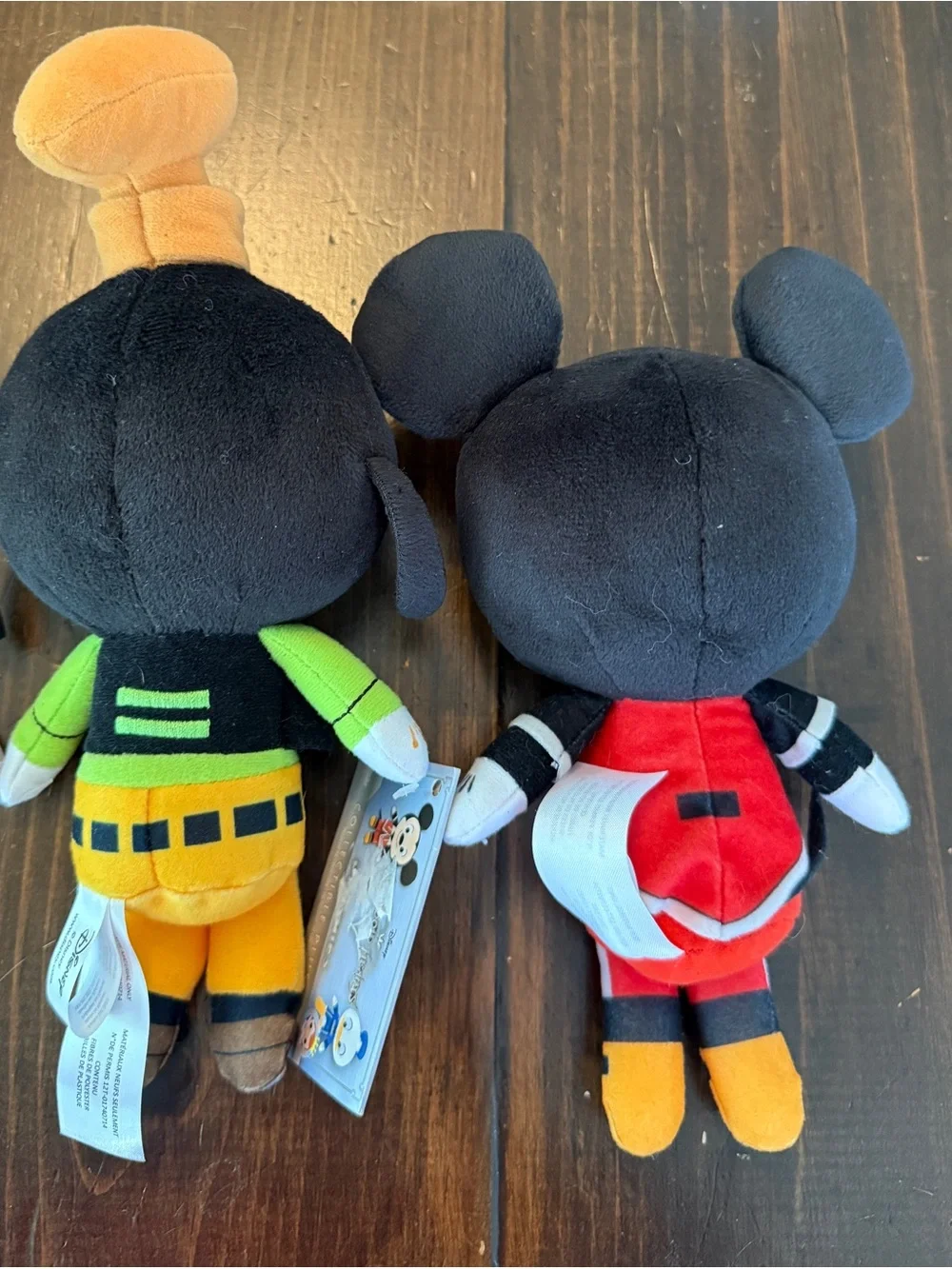 Disney Kingdom Hearts Plushies- Set of 2 goofy and Mickey